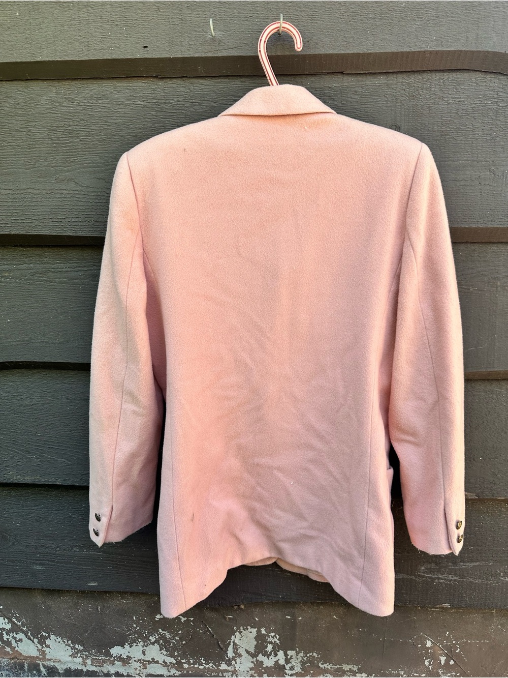 Pink Wool Blazer Jacket - Picture 2 of 5